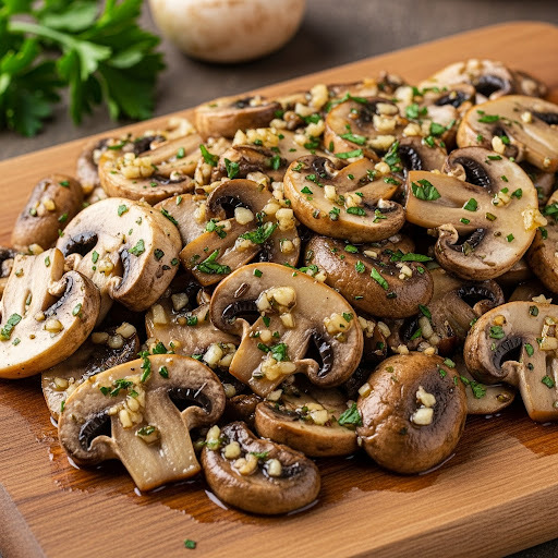 Garlic mushrooms 