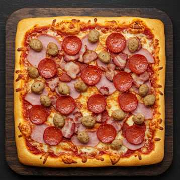 Meat feast pizza 1